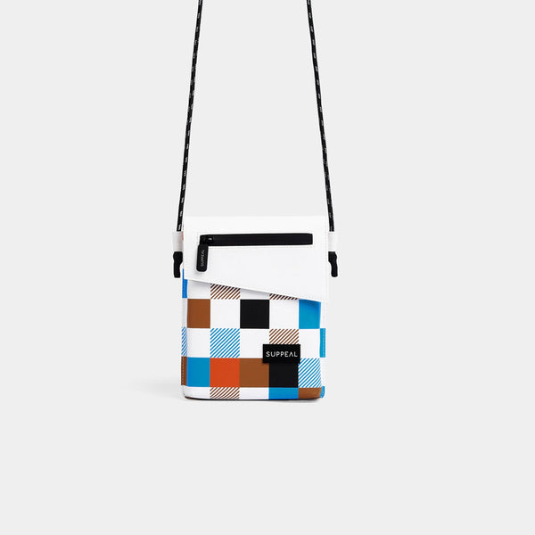 Crossbody Bag - Tetris White