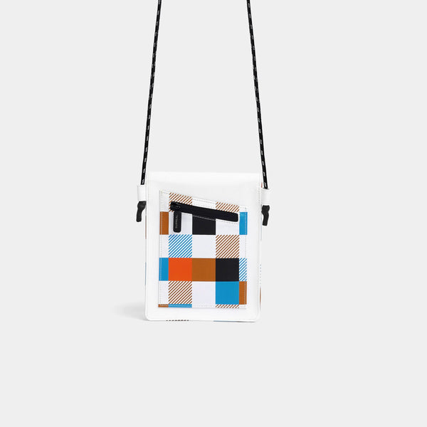Crossbody Bag - Tetris White