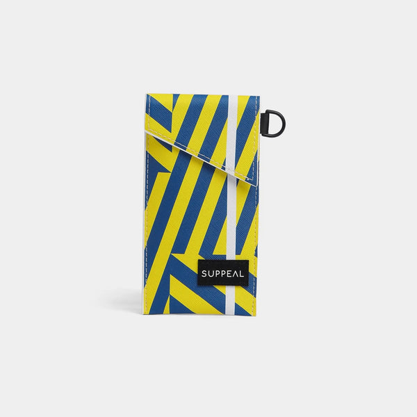 Soft Spectacle Case - Maze Yellow